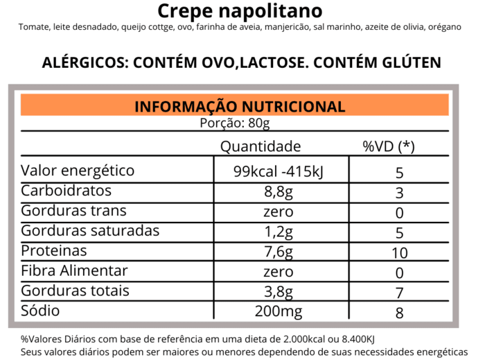 Crepe napolitano