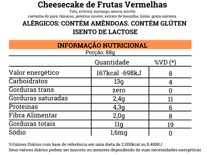 Cheesecake de Frutas Vermelhas
