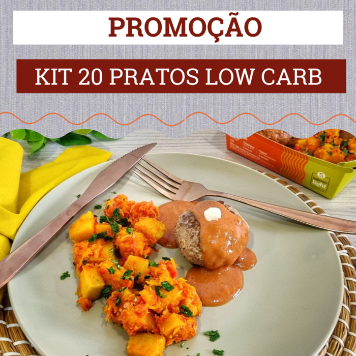 KIT 20 PRATOS LOW CARB