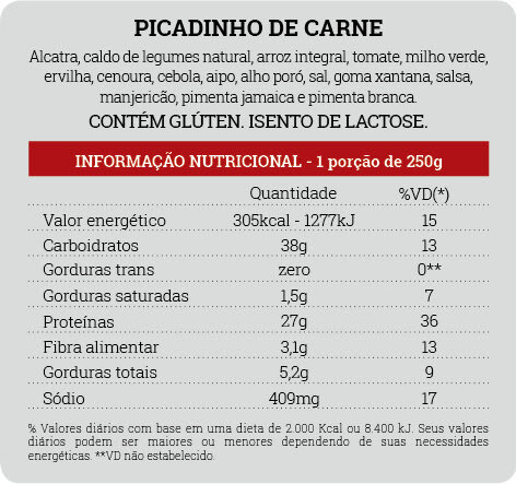 PICADINHO DE CARNE