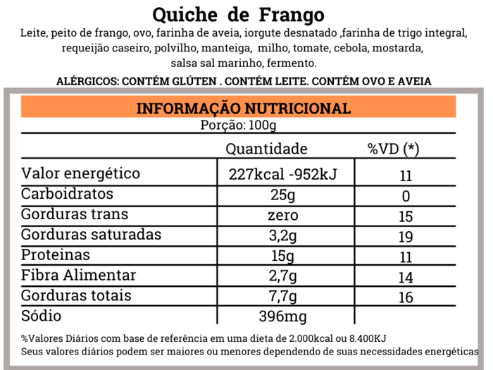 Quiche de Frango