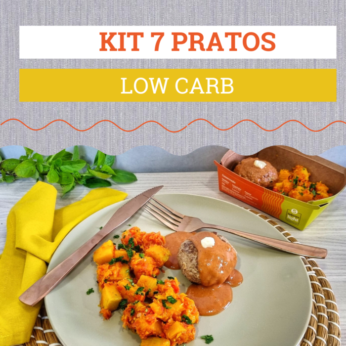 KIT 7 PRATOS LOW CARB 