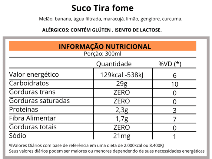 Suco Tira fome
